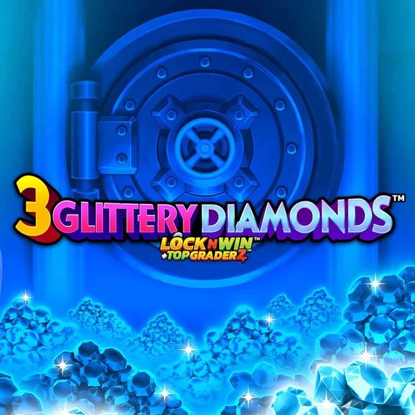 3 Glittery Diamonds game by PearFiction Studios – logo hosted on Yeet Casino