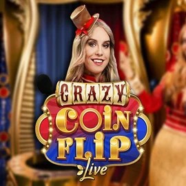 Enjoy Crazy Coin Flip by Evolution – logo hosted on yeetcasino.ca