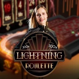 Lightning Roulette logo by Evolution Yeet Casino