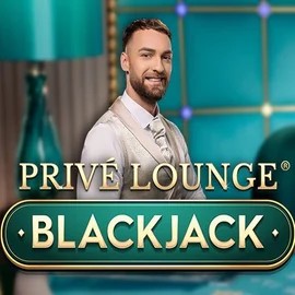 Privé Lounge Blackjack online game logo by Pragmatic Play on yeetcasino.ca